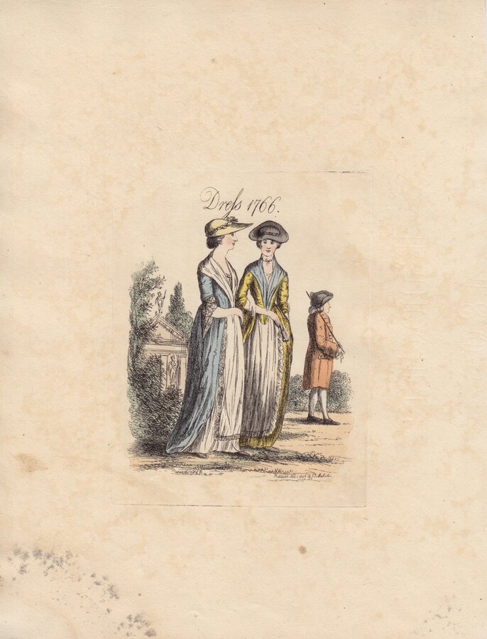 Dress in 1766 