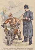 Punch Cartoon Motorcycling