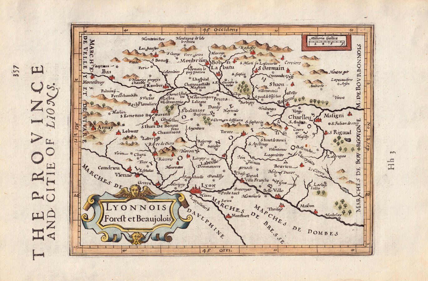 Lyonnais by Hondius