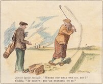 Punch Cartoon Golf