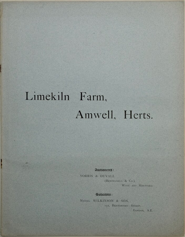 Lime Kiln Farm Amwell Herts