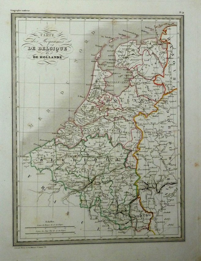 Holland Belgium. Malte Brun