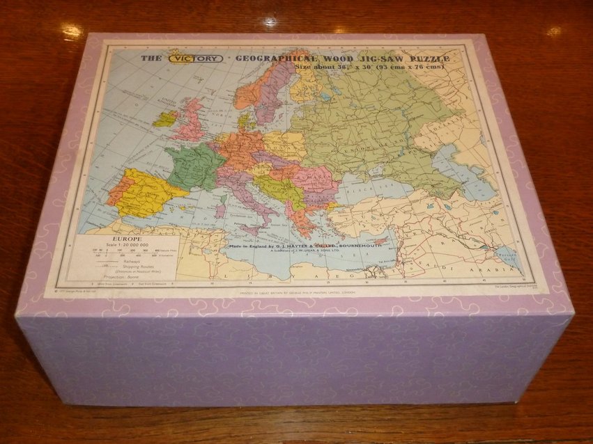 Victory Jigsaw Puzzle Europe 1977
