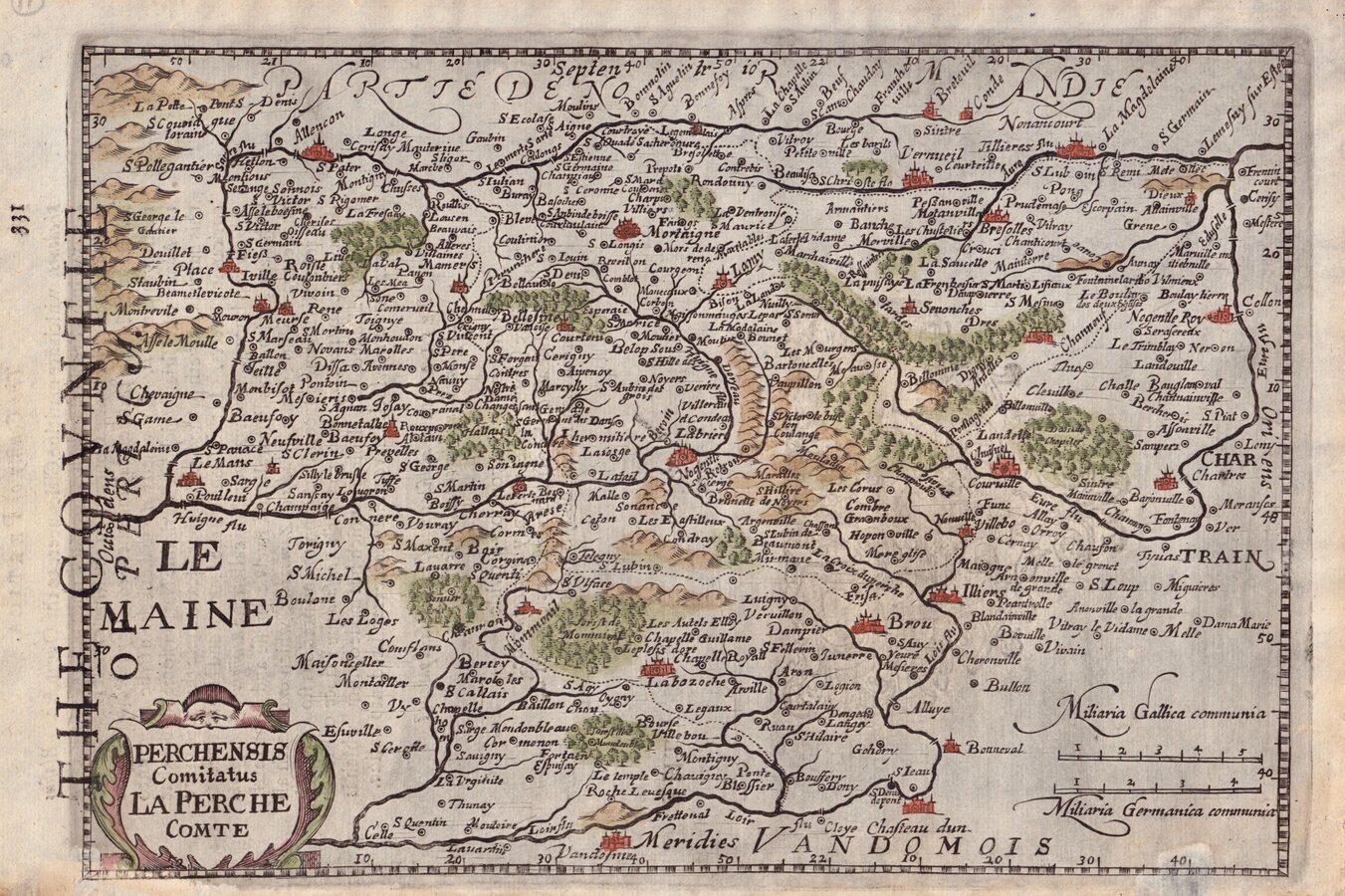 Perche by Hondius