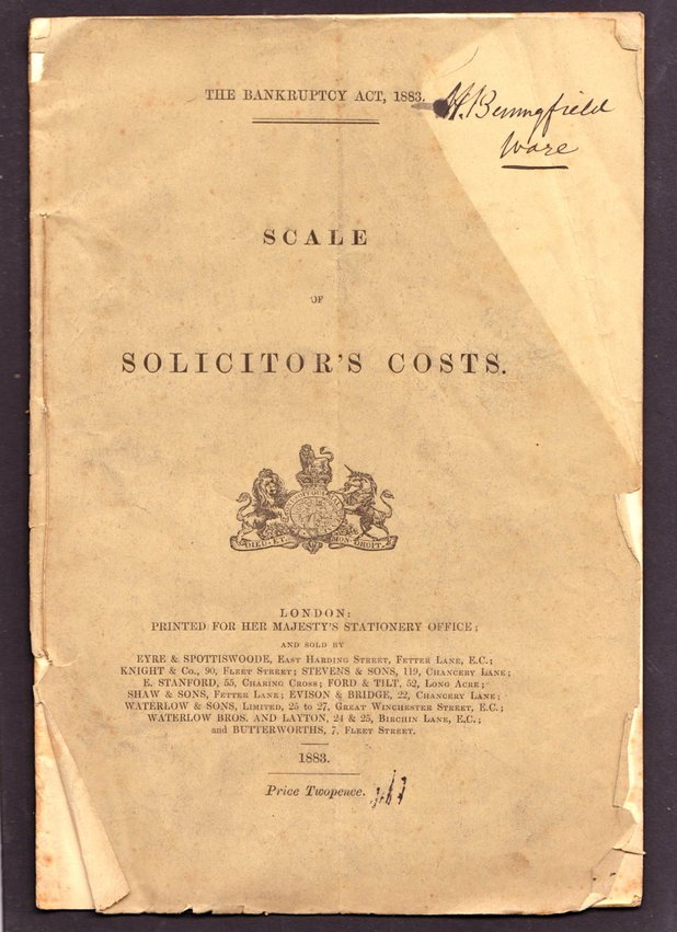Scale of Solicitor's Costs.