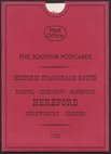 5 Large Postcards Road Maps Owen & Bowen