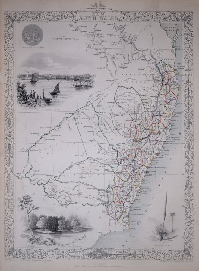 New South Wales by Tallis
