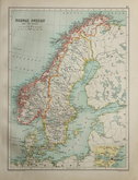 Norway & Sweden by Bartholomew