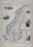 Sweden & Norway by Rapkin.