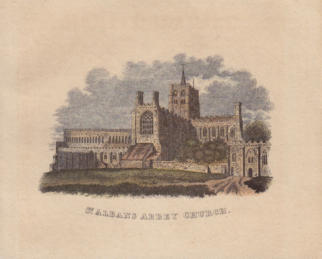St Albans Abbey by Pigot