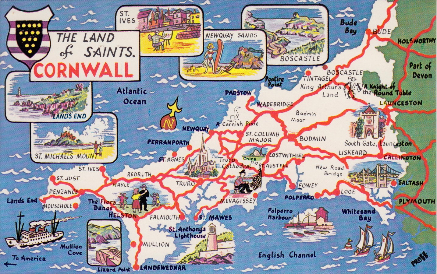 Cornwall Postcard