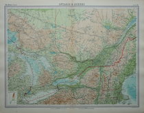 Ontario & Quebec by Bartholomew
