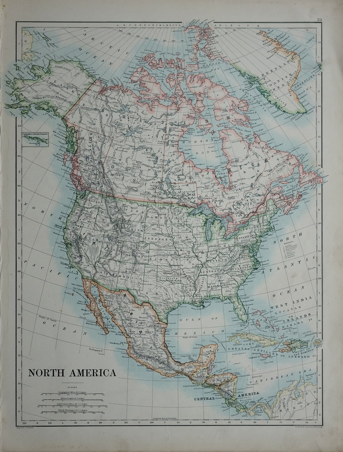 North America by Johnston