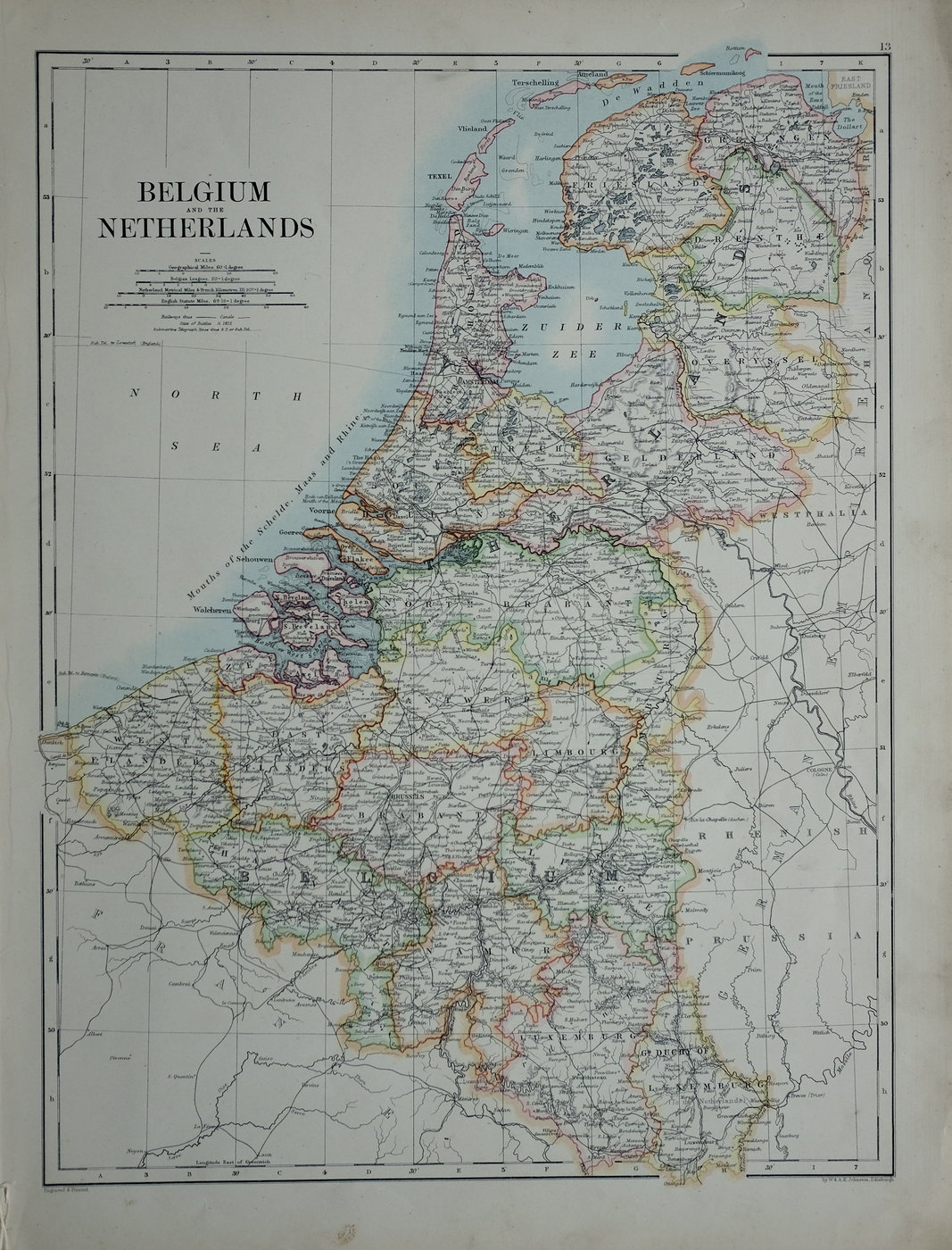 Maps of Holland and The Netherland