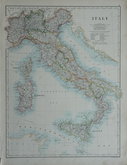 Italy, Sicily, Sardinia & Corsica. Johnston