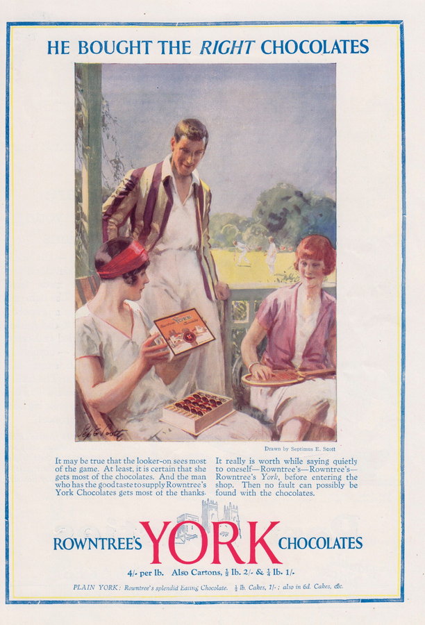 Advert. Post Toasties & Rowntrees