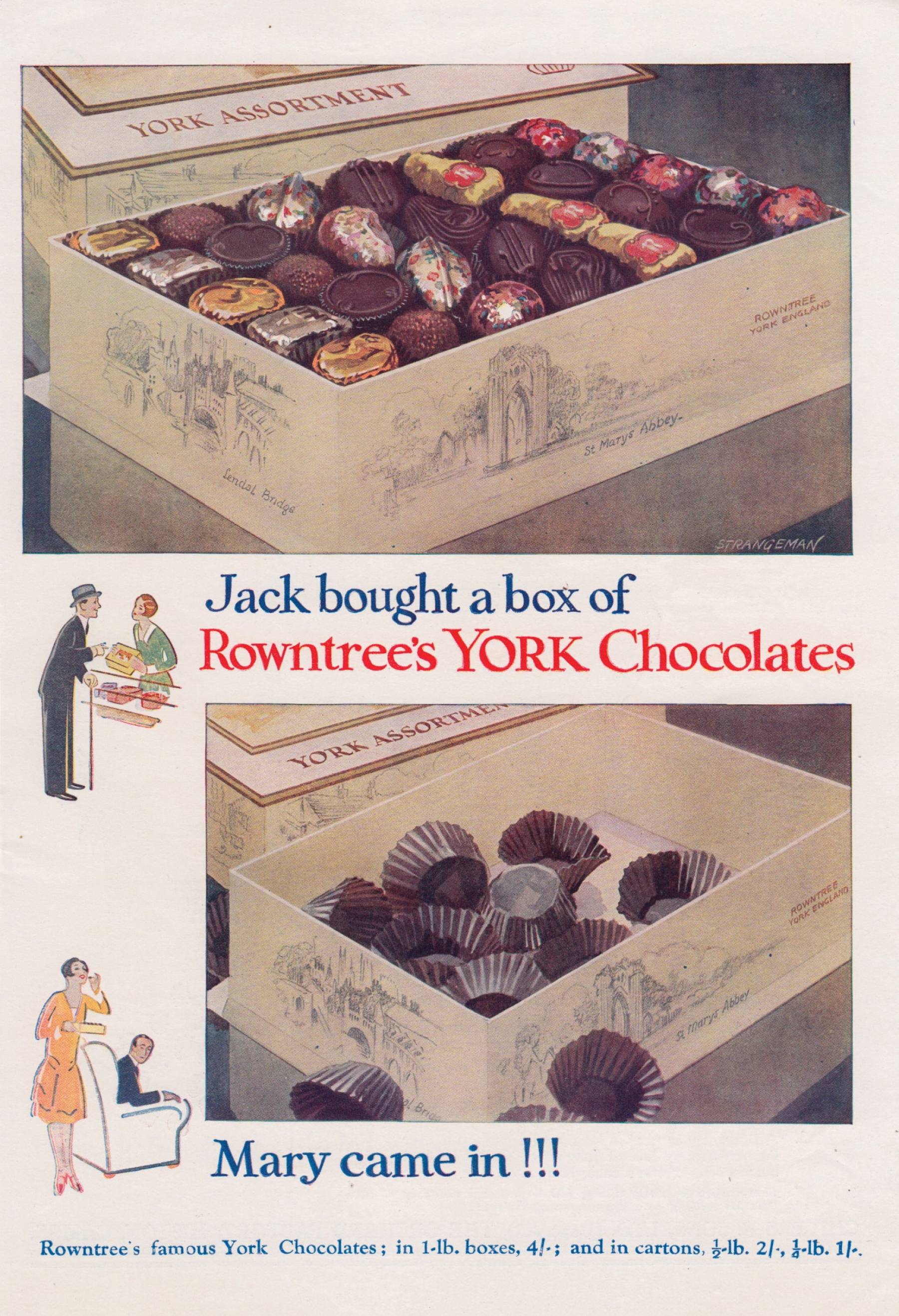 Advert. Rowntree's & Chivers.