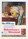 Advert. Robertson's Mincemeat