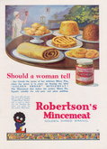 Advert. Robertson's Mincemeat