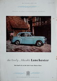 Advert. Lanchester Fourteen.