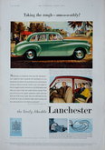 Advert. Lanchester & Number 7