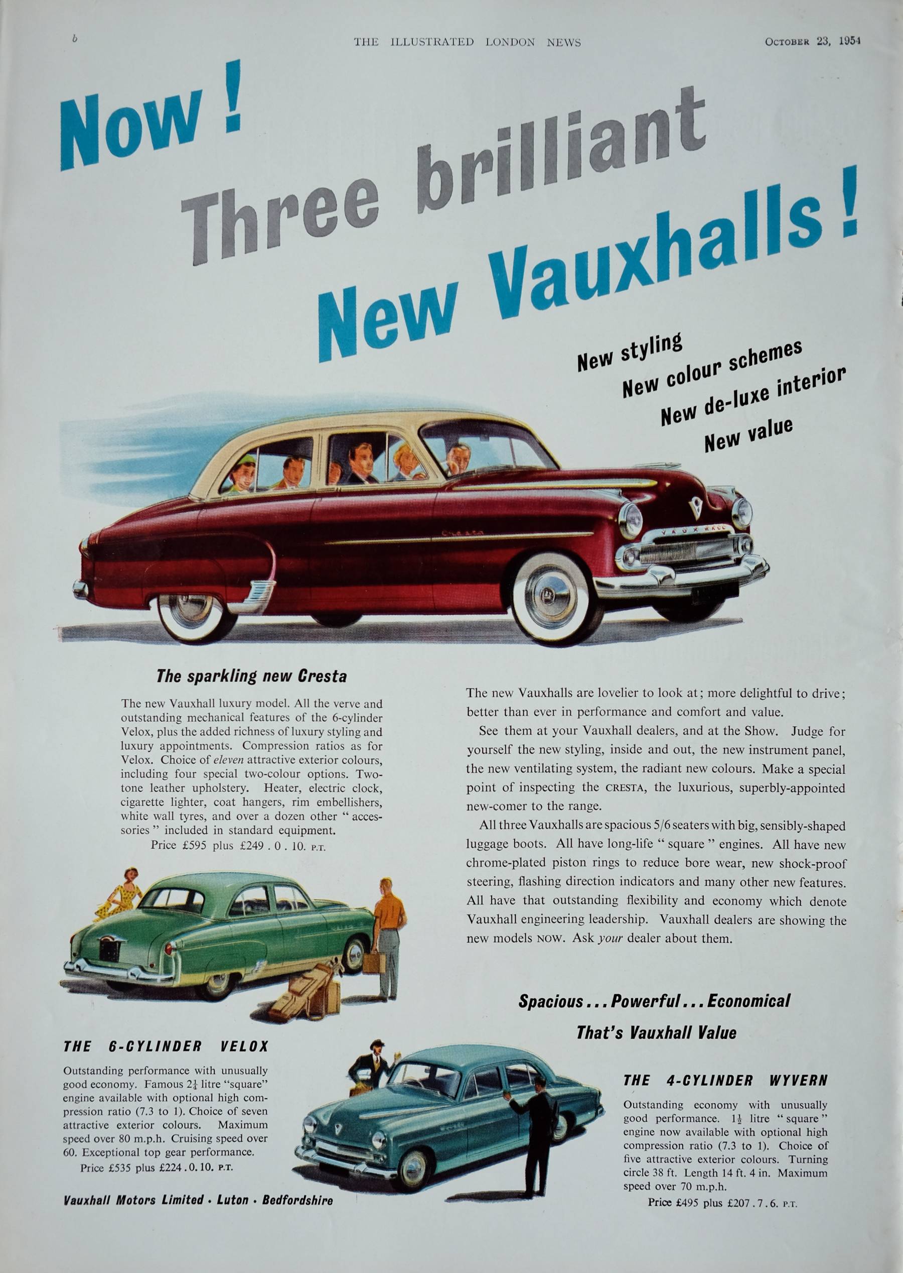 Advert's. Humbers & Vauxhalls