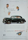 Advert. Wolseley Six Eighty