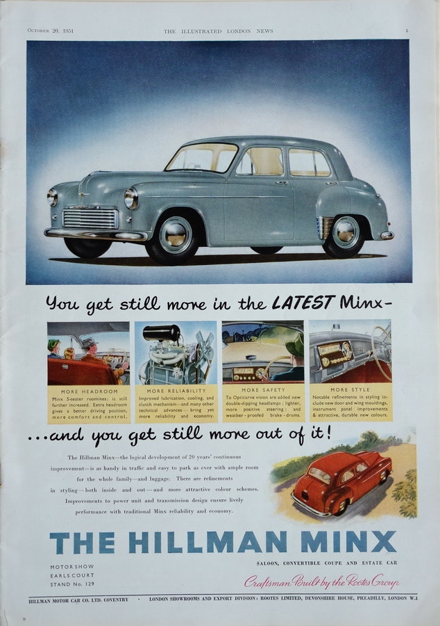 Advert. Hillman & Vanguard