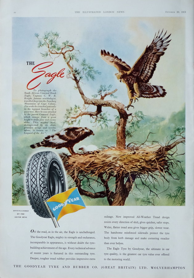 Advert. Goodyear Tyres