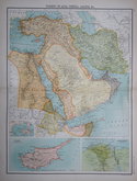Turkey and Arabia by Bartholomew