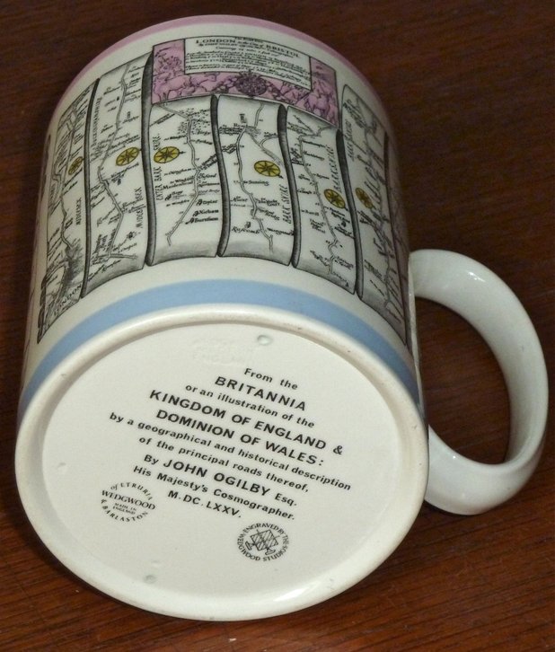 Wedgwood Mug Ogilby Road Map