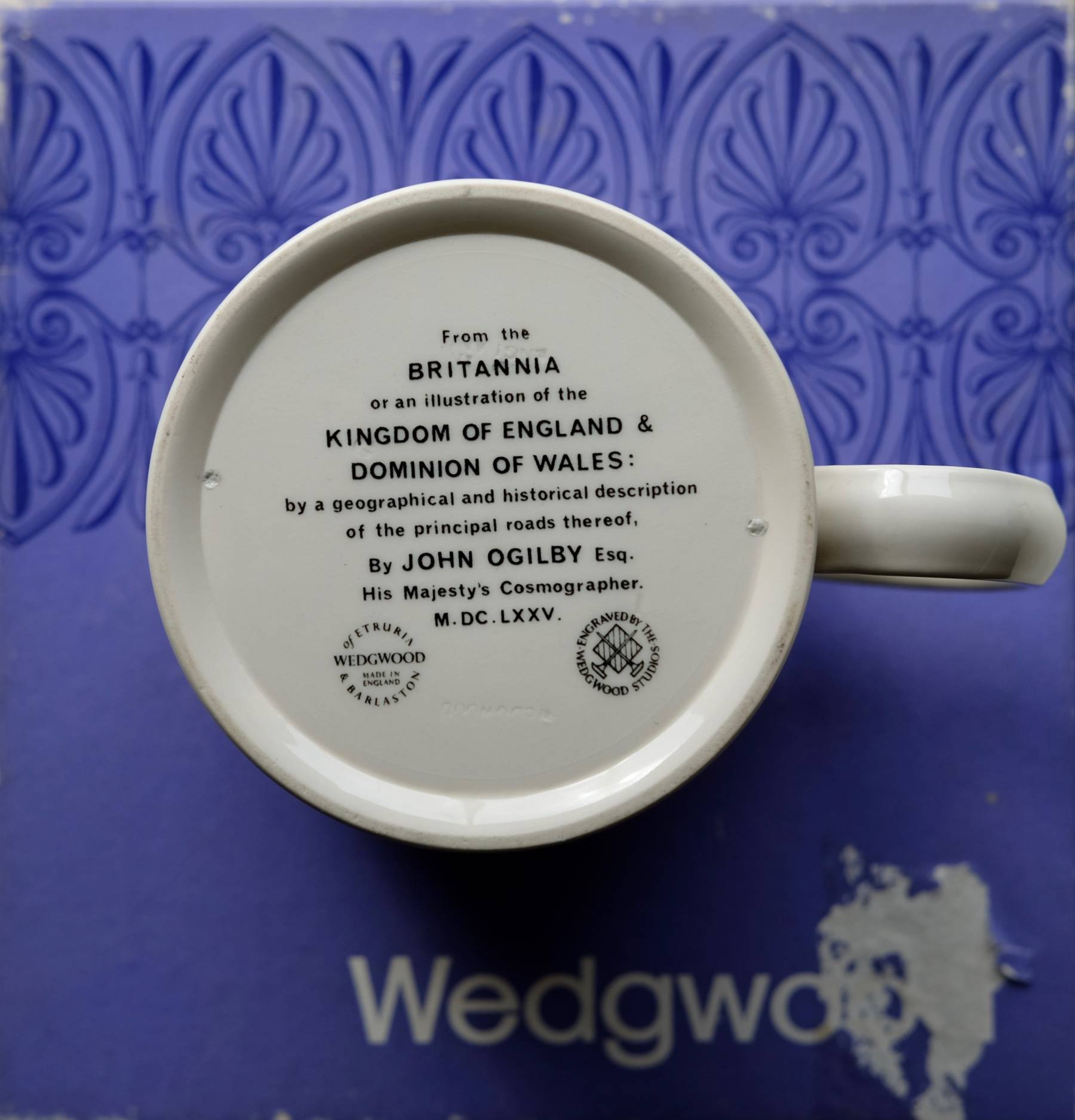 Wedgwood Mug Ogilby Road Map