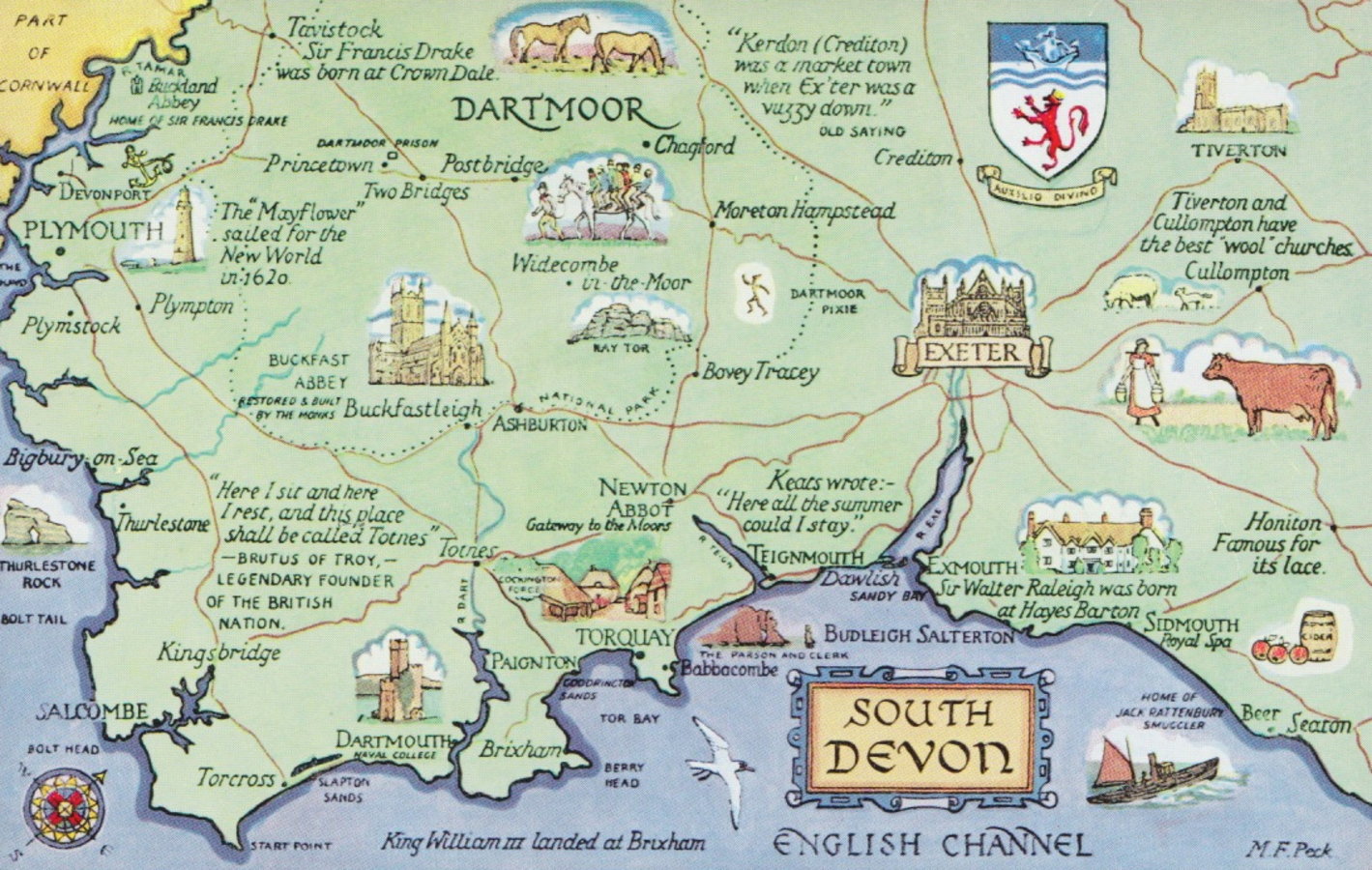 South Devon Postcard