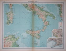 South Italy, Sicily & Sardinia. Bartholomew 