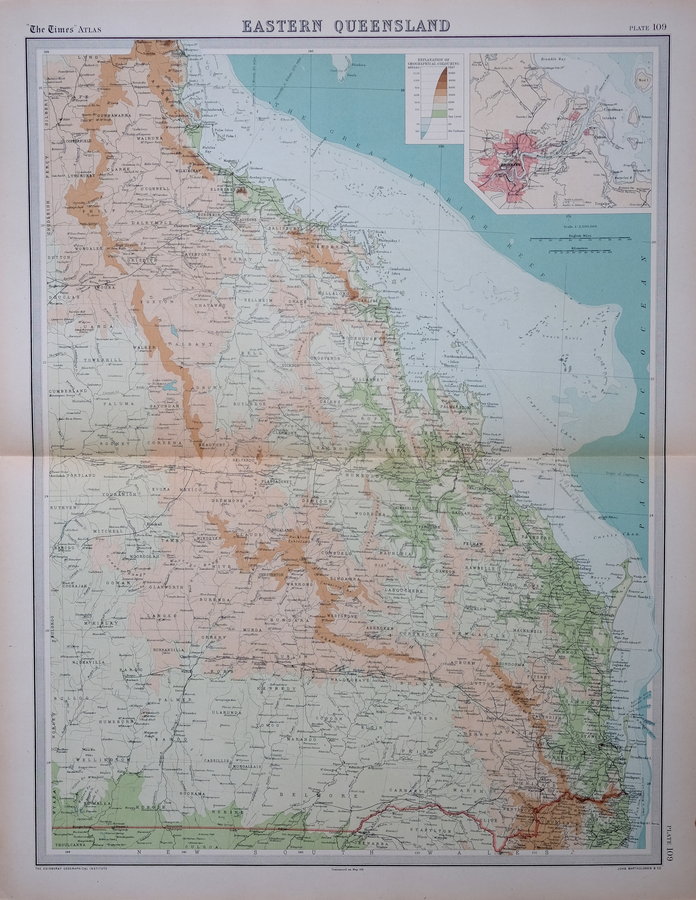 Eastern Queensland by Bartholomew