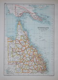 Queensland & Victoria by Bartholomew