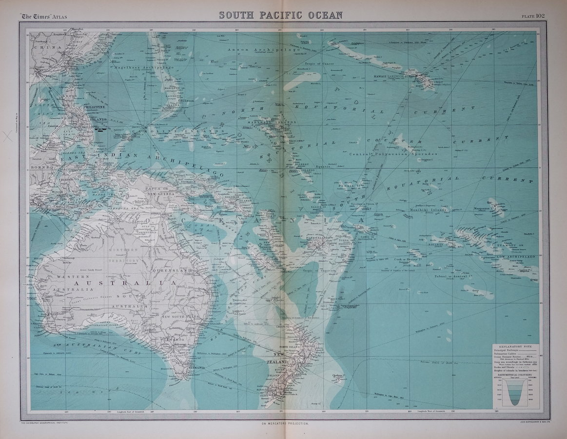 South Pacific Ocean by Bartholomew