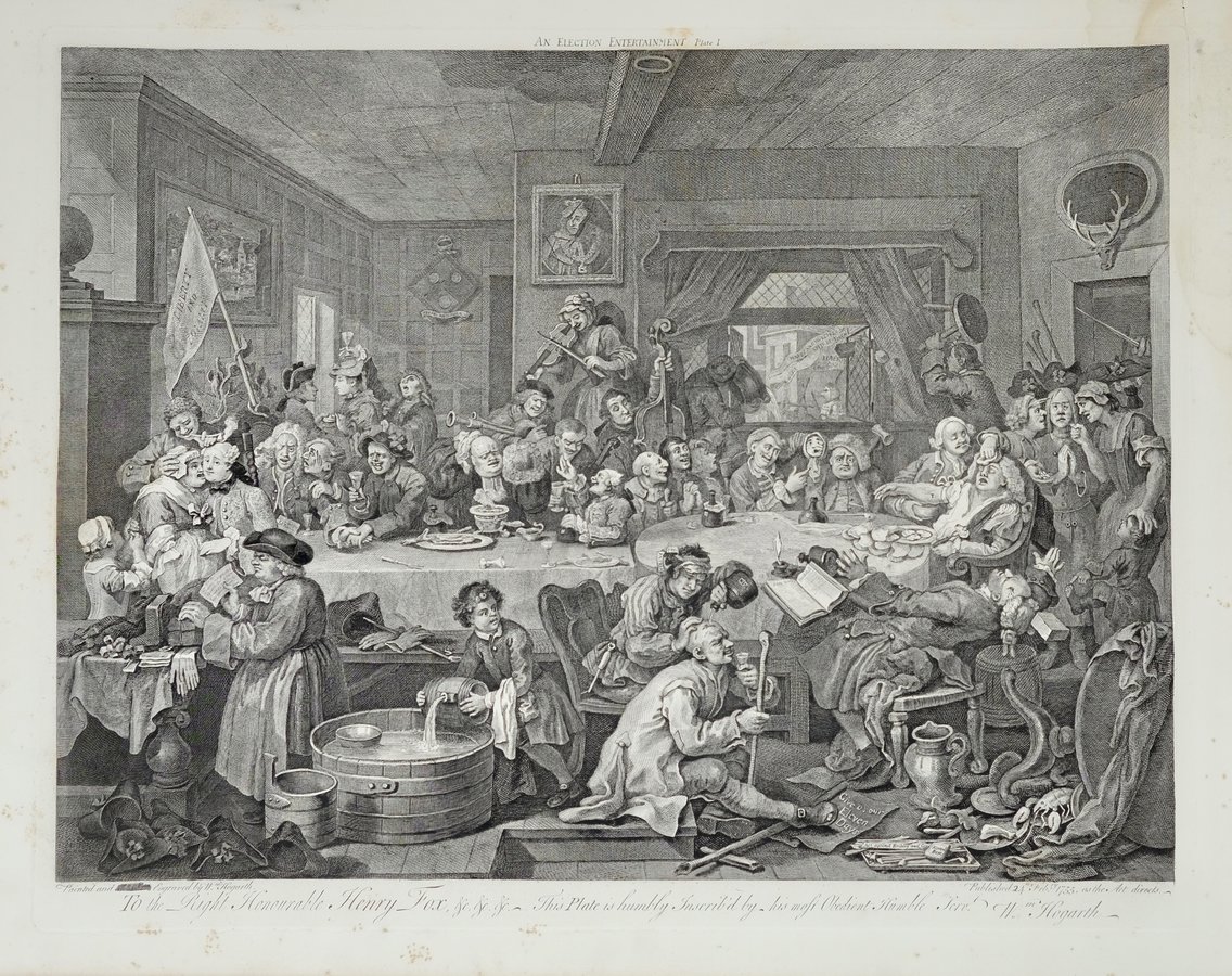 Humours of an Election Set of Four Prints