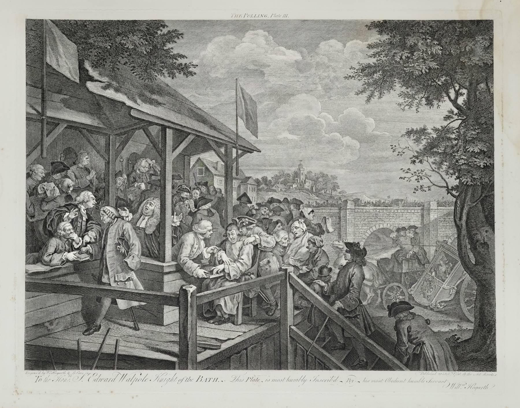 Humours of an Election Set of Four Prints