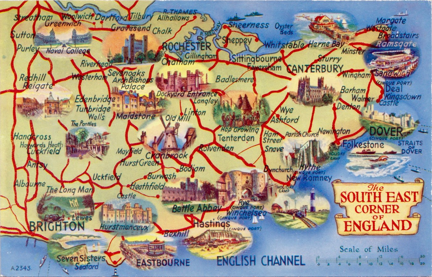 S.E.England Postcard