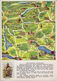 Central Highlands Map Postcard
