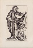 St Martin and the Beggar by Schongauer