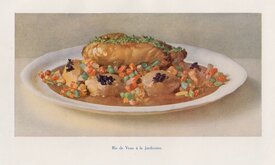 Ris de Veau à la Jardinière.