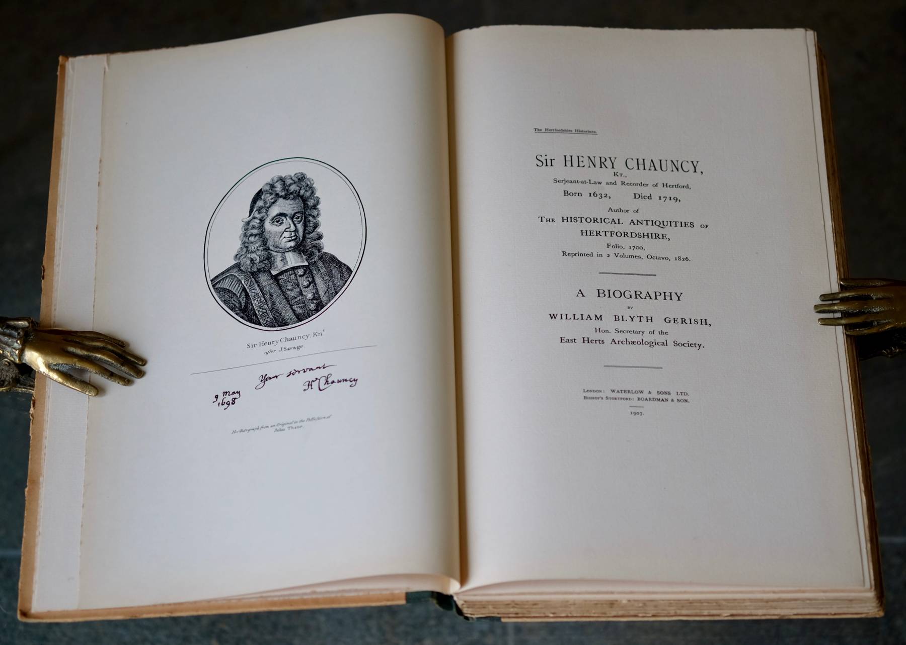Sir Henry Chauncy by W B Gerish