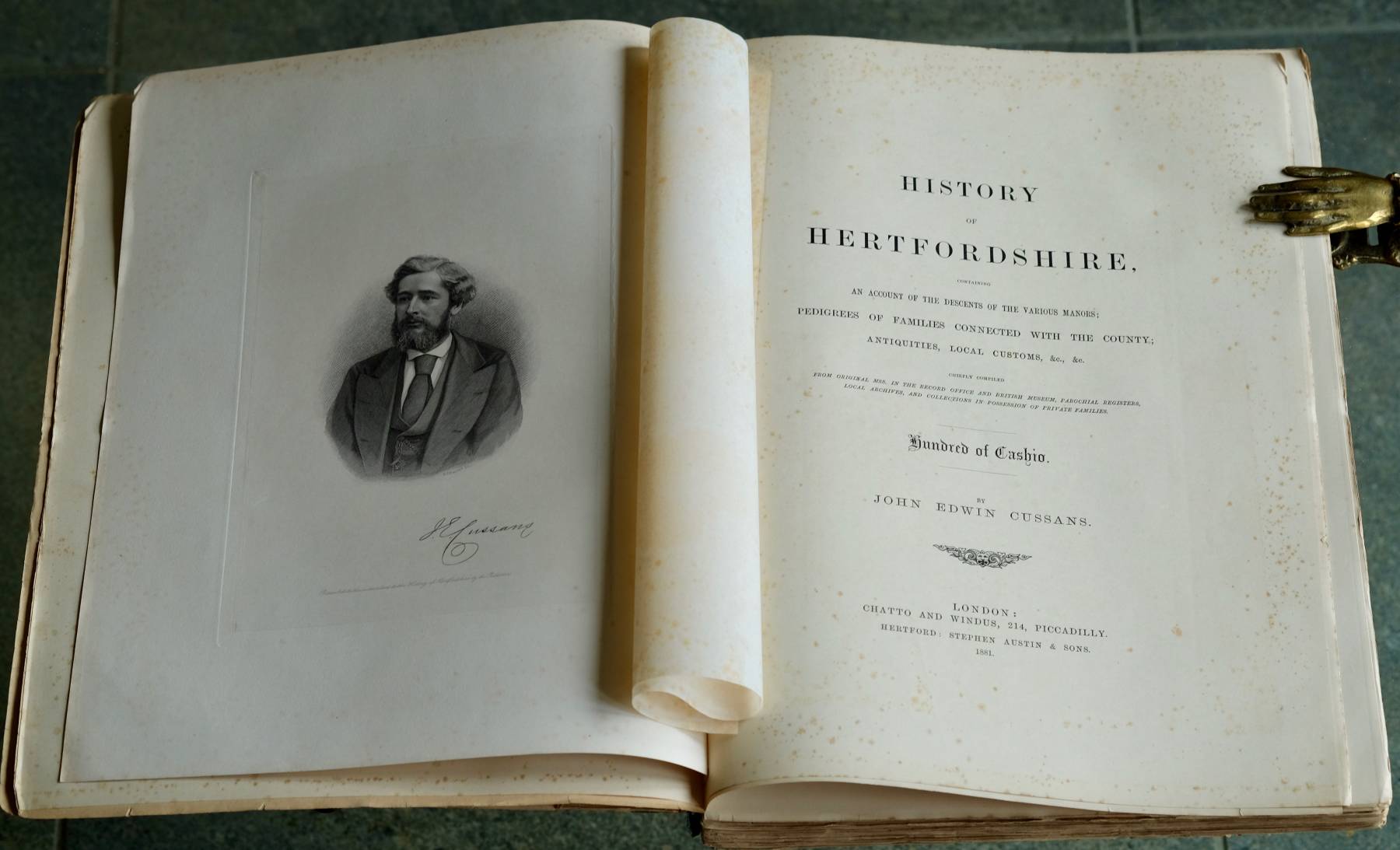History of Hertfordshire Cassio Hundred by John Cussans