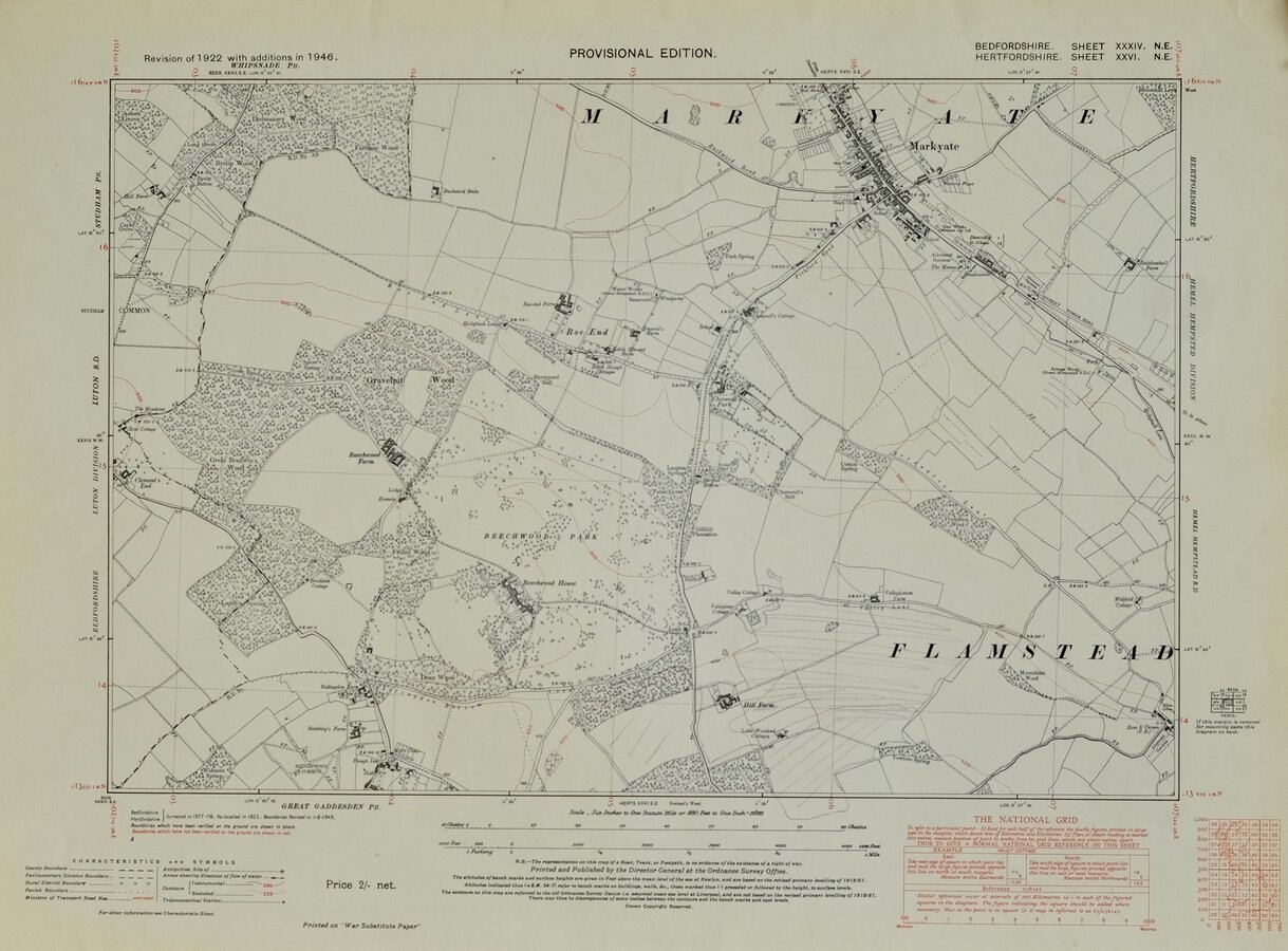 HERTS Markyate. BEDS.