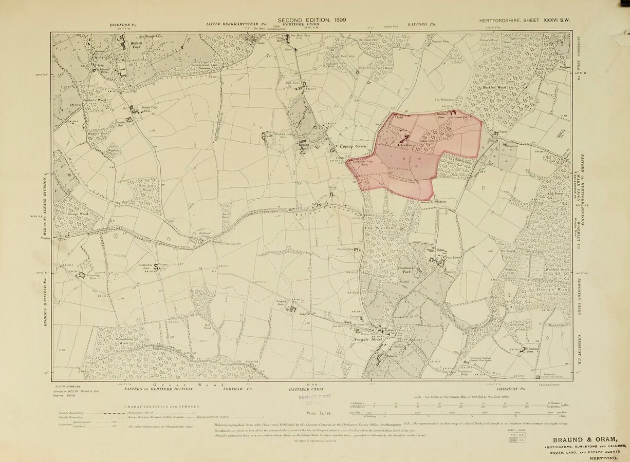 HERTS. Newgate Street.