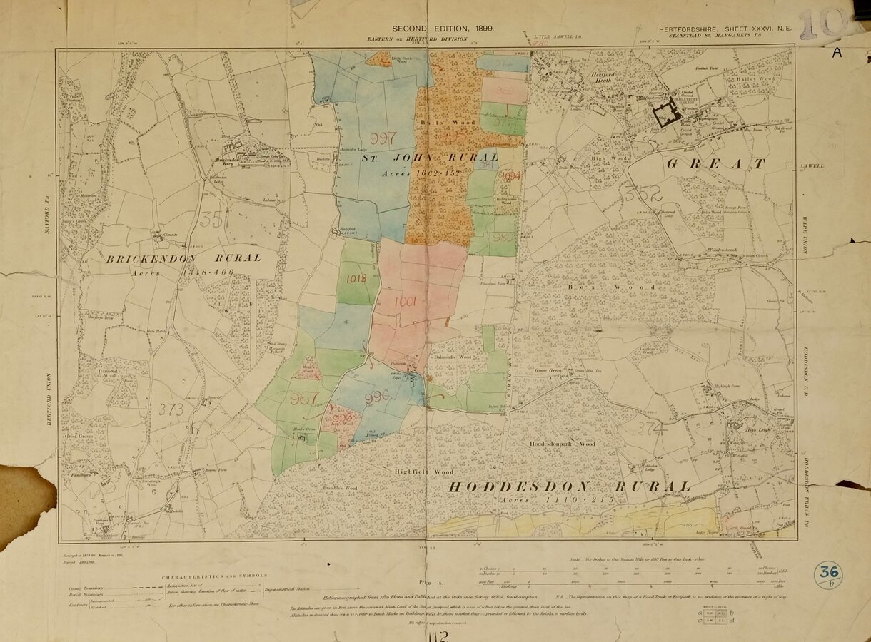 HERTS. Hertford Heath.