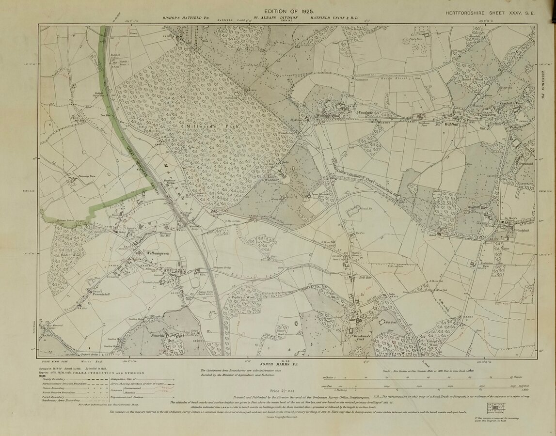 HERTS. Welhamgreen.