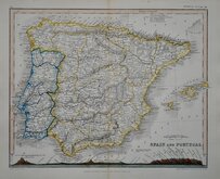 Spain & Portugal by Petermann